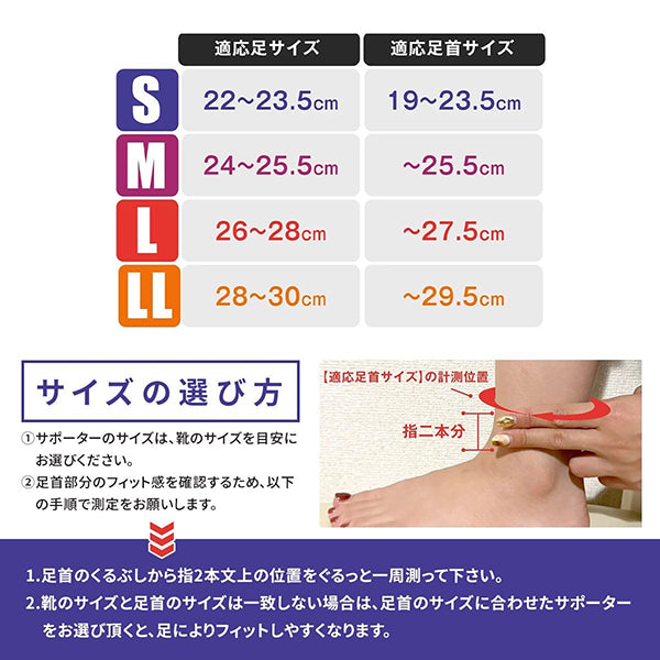 足裏アーチサポーター【整体師監修】 サポーター 足首用 姿勢改善 筋トレ 足裏アーチ 健康サポート 足首固定