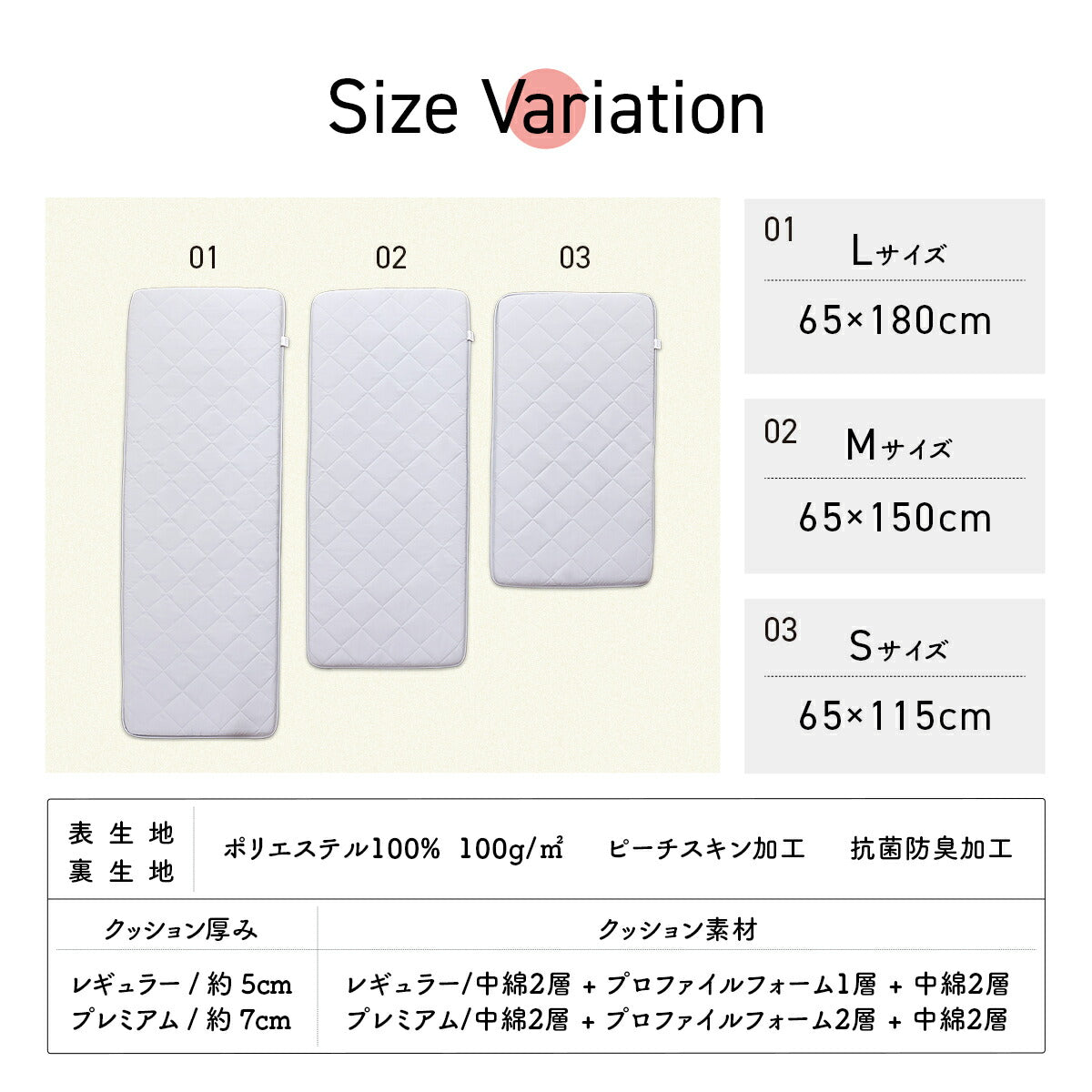 ≪楽天1位≫ ごろ寝マット 65×115cm 65×150cm 65×180cm ウレタン カバー付き 折りたたみ 持ち運び 大人 ベビー 赤ちゃん カバーつき 抗菌防臭 体圧分散 低反発 コンパクト お昼寝マット グレー ベージュ 15916 ごろ寝ならCOYOLI