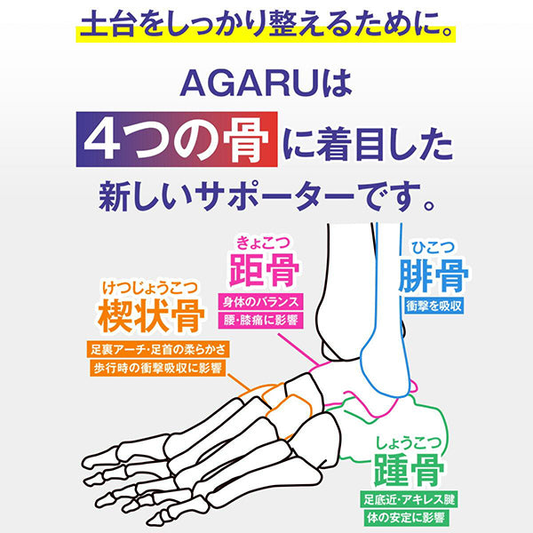 足裏アーチサポーター【整体師監修】 サポーター 足首用 姿勢改善 筋トレ 足裏アーチ 健康サポート 足首固定