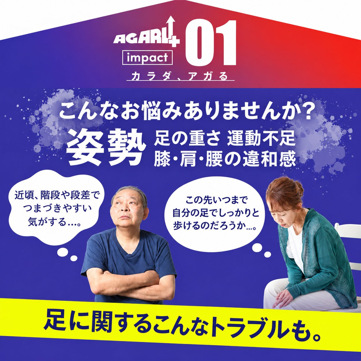 AGARU 足首・足裏アーチサポーター【特許取得・整体師監修】左右セット S/M/L/LL