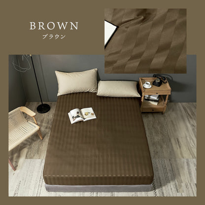 ボックスシーツ boxシーツ シングル ダブル セミダブル クイーン ワイドキング 100×200×30 120×200×30 140×200×30 160×200×30 200×200 ゴム入り ポリエステル ブラウン ホワイト グレー ネイビー ベージュ [M便 1/1] 23543 ボックスシーツならCOYOLI