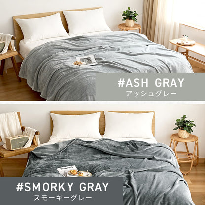 毛布 シングル ダブル 140×200 180×200 あったか フランネル 厚手 抗菌 冬 わたあり シルキータッチ マイクロファイバー ニューマイヤー 洗える おしゃれ 75561 秋冬用ケットならCOYOLI