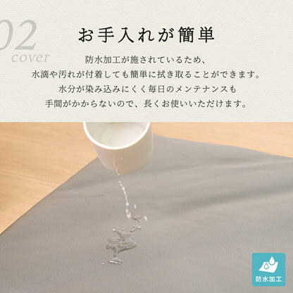 ごろ寝カバー カバーのみ マットセット 70×120 70×150 70×180 レザー調 おしゃれ 防水加工 低反発ウレタン 春 夏 秋 冬 ブラウン ブラウン イエロー ホワイト グレー 34711 ごろ寝ならCOYOLI