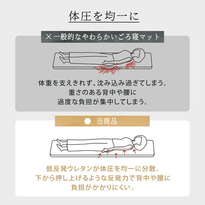 ごろ寝カバー カバーのみ マットセット 70×120 70×150 70×180 レザー調 おしゃれ 防水加工 低反発ウレタン 春 夏 秋 冬 ブラウン ブラウン イエロー ホワイト グレー 34711 ごろ寝ならCOYOLI