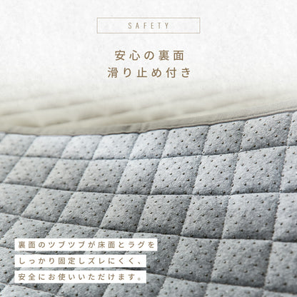 【在庫処分価格 30%OFF】【さっぱりタオル地】 ラグ コットンキルトラグ コットン 綿 185×185 185×240 2畳 洗える カーペット ラグマット おしゃれ 綿100% オールシーズン 春 夏 秋 冬 年間 35526 新生活 春夏 新生活応援