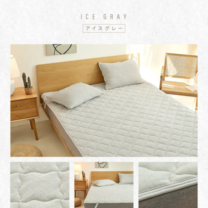 【楽天1位】敷きパッド 綿100% シングル セミダブル ダブル クイーン ワイドキング 100×200 120×200 140×200 160×200 200×200 タオル地 ゴムなし ゴムあり 抗菌 防臭 夏 グレー ホワイト ベージュ 35541 敷きパッドならCOYOLI