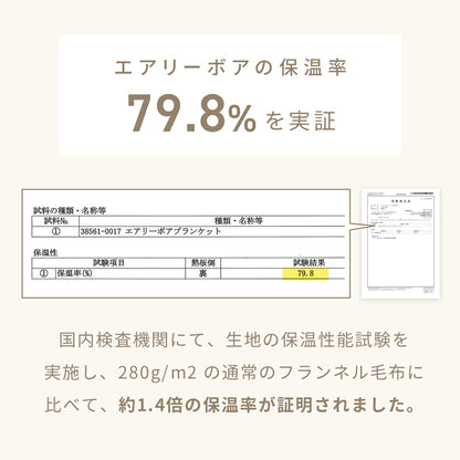 ブランケット シングル ダブル 140×200 180×200 エアリーボア 大判 フランネル素材 マイクロファイバー もこもこ かわいい 洗える ウォッシャブル 秋 冬 無地 ホワイト ベージュ ブラウン グレー 38561 秋冬用ケットならCOYOLI