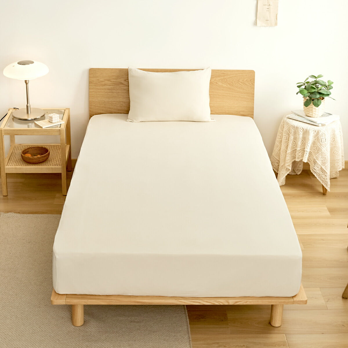 ボックスシーツ boxシーツ シングル 100×200×30 洗濯 伸びる 全周ゴム入り 洗濯機OK 年中 春 夏 秋 冬 アイボリー ベージュ グレー 46543 ボックスシーツならCOYOLI