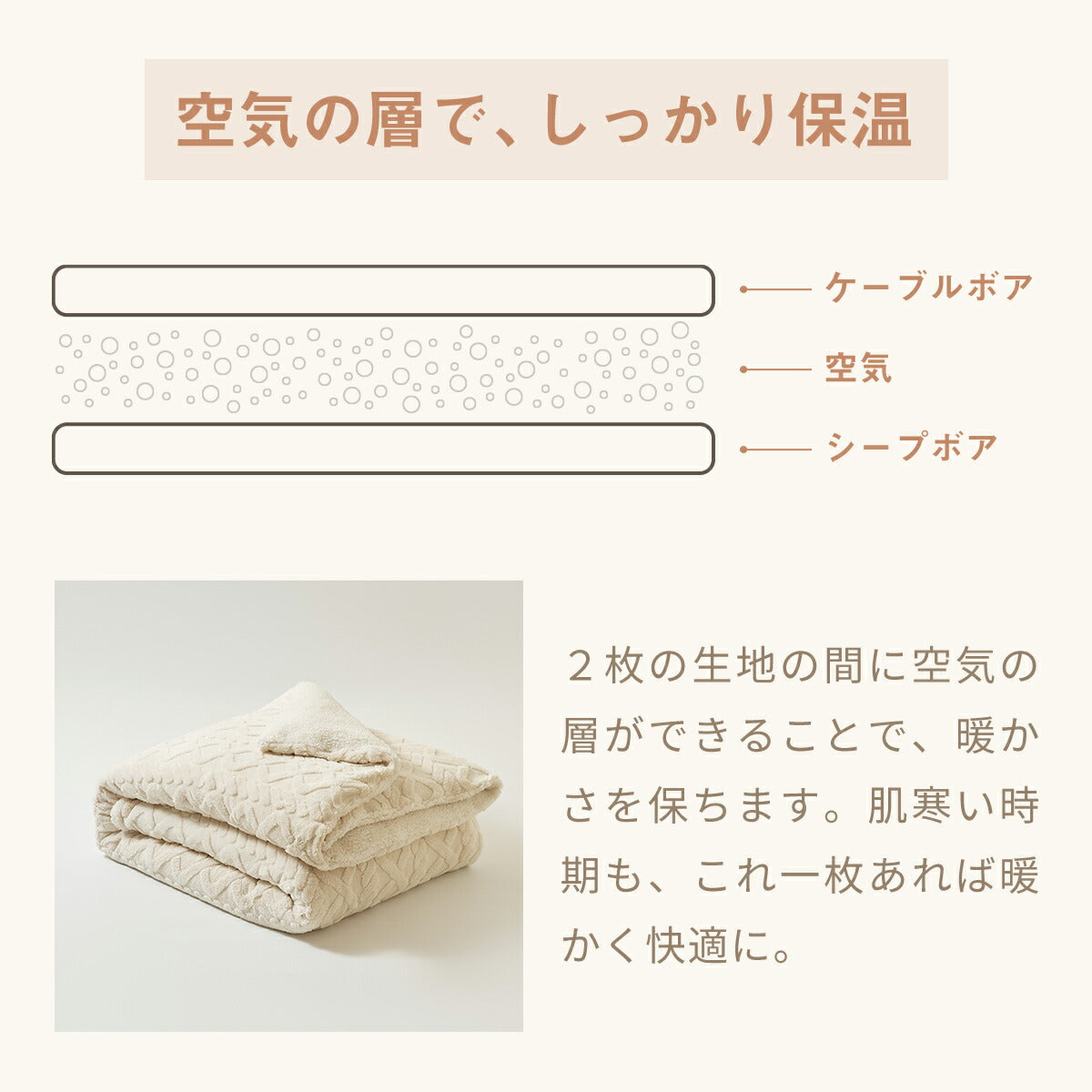 布団カバー 3点セット 4点セット シングル ダブル 冬 冬用 あったか ボア ケーブルボア シープボア ふわふわ 抗菌 洗える 掛け布団カバー 敷きパッド 枕カバー ホワイト ベージュ ブラウン 53538 布団カバーセットならCOYOLI