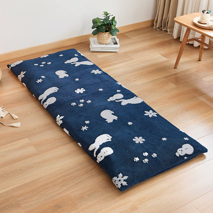 座布団カバー 70×180cm 68×120cm おしゃれ あったか 送料無料 フランネル 冬 ロングクッション ごろ寝マット カバー 暖かい かわいい もこもこ オーナメント グレー ベージュ ピンク 82132 82811