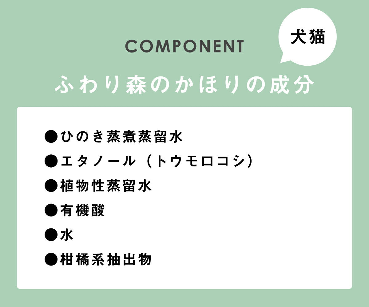 ペット用 ふわり森のかほり 消臭スプレー 300ml 選べる2種セット 消臭 犬用 猫用 天然成分 ヒノキ おしゃれ トイレ ゲージ ベッド ペット  消臭木 ひのき 芳香剤 化学成分不使用 車 無添加 2pC45681