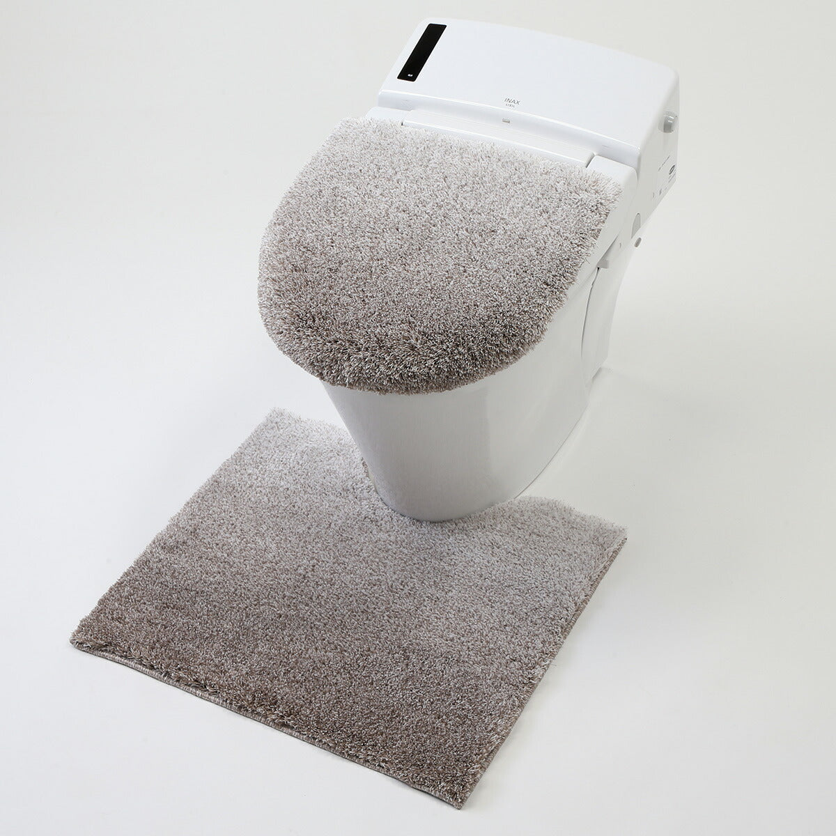【楽天1位】　【予約品】 トイレセット 3点セット 2点セット 4点セット 5点セット 洗える 洗濯OK 丸洗いOK 足元マット 兼用ふたカバー 吸着便座シート 貼るだけ ふわふわ おしゃれ ベージュ ブルー グレー ピンク 2y35500 新生活 春夏 新生活応援