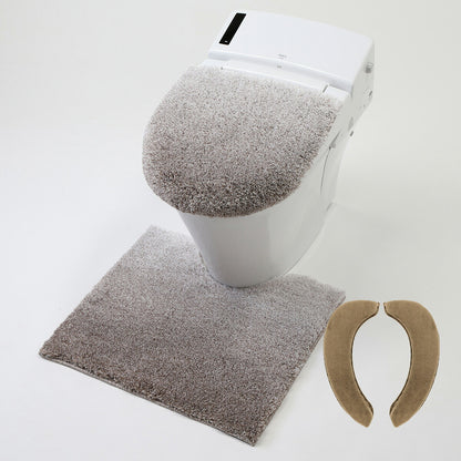 【楽天1位】　【予約品】 トイレセット 3点セット 2点セット 4点セット 5点セット 洗える 洗濯OK 丸洗いOK 足元マット 兼用ふたカバー 吸着便座シート 貼るだけ ふわふわ おしゃれ ベージュ ブルー グレー ピンク 2y35500 新生活 春夏 新生活応援