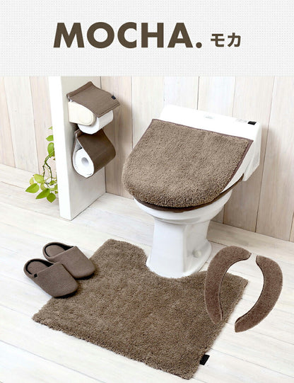 トイレマット ロング マット おしゃれ 暖かい トイレ用品 ふかふか かわいい 55×60 75×60 洗える モダニスト Y15677 新生活 春夏 新生活応援