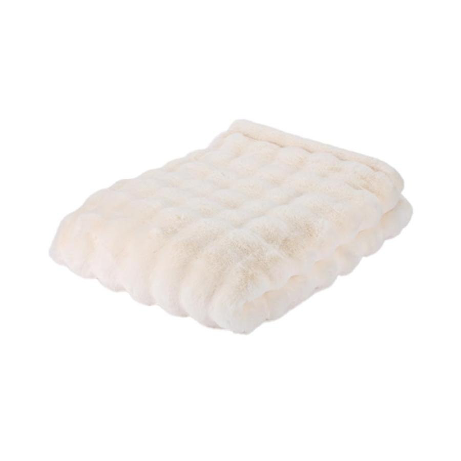 ブランケット 毛布 シングル ハーフ 140×200 100×160 大判 ふわとろ毛布 ふわもこ毛布 ぽこぽこ 洗える 2枚合わせ 厚手 専用ケース付き マイクロファイバー ラビットファー ミンクファー モコモコ 冬用 NH3851 秋冬用ケットならCOYOLI