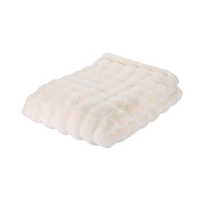 ブランケット 毛布 シングル ハーフ 140×200 100×160 大判 ふわとろ毛布 ふわもこ毛布 ぽこぽこ 洗える 2枚合わせ 厚手 専用ケース付き マイクロファイバー ラビットファー ミンクファー モコモコ 冬用 NH3851 秋冬用ケットならCOYOLI