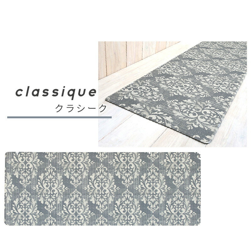 キッチンマット 240cm 拭ける PVC 45×180cm 45×240cm おしゃれ抗菌 防臭 防炎 台所マット インテリアマット 240 180 滑り止め 厚手 フロア 無地 シンプル Y12647 Y12747