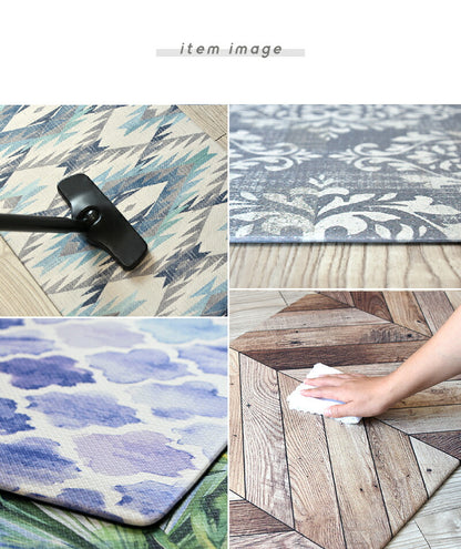 キッチンマット 240cm 拭ける PVC 45×180cm 45×240cm おしゃれ抗菌 防臭 防炎 台所マット インテリアマット 240 180 滑り止め 厚手 フロア 無地 シンプル Y12647 Y12747